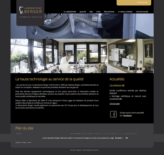 site-web-sante-labo-berger
