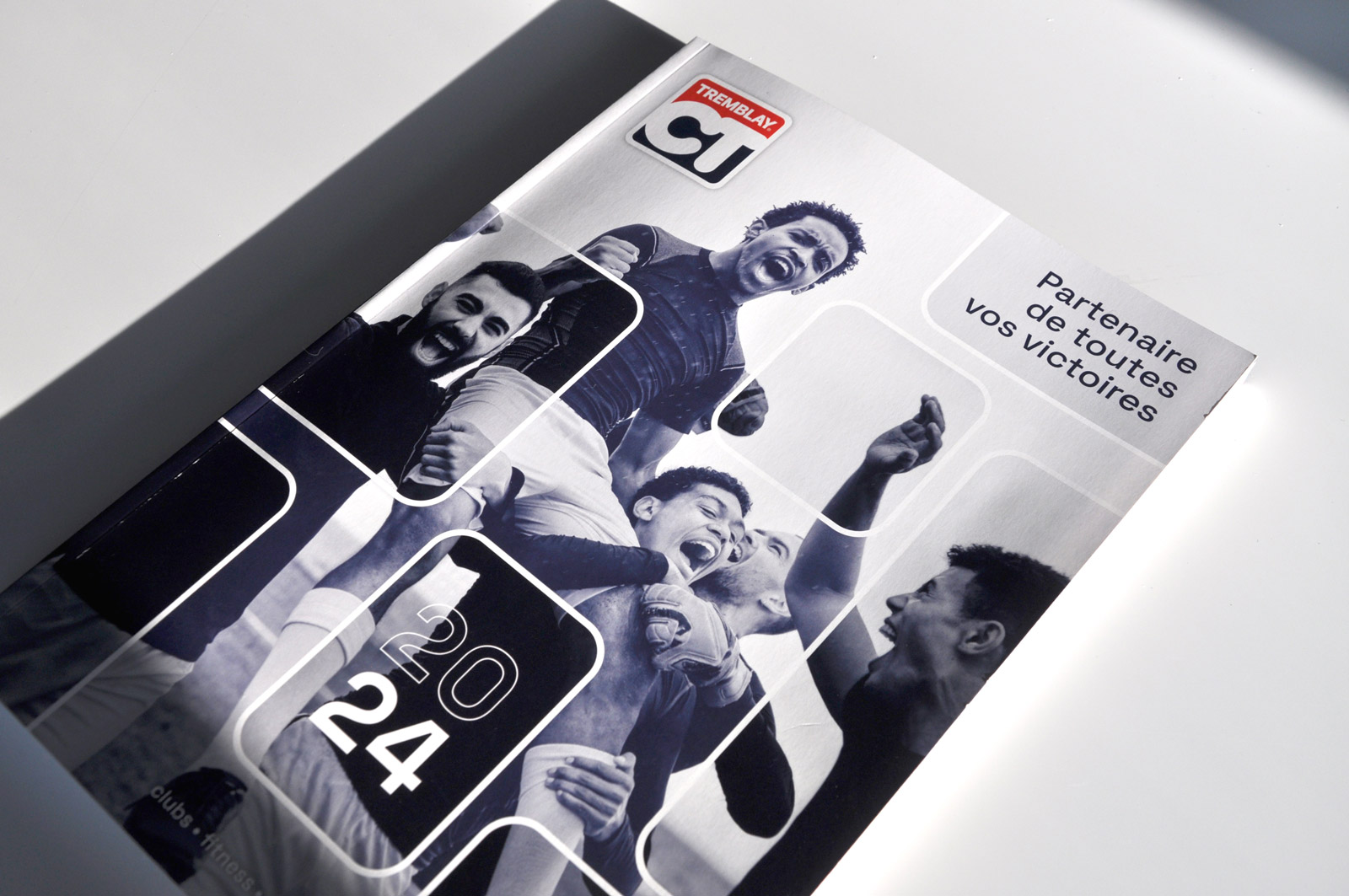 Création Catalogue Tremblay couverture équipe sportive