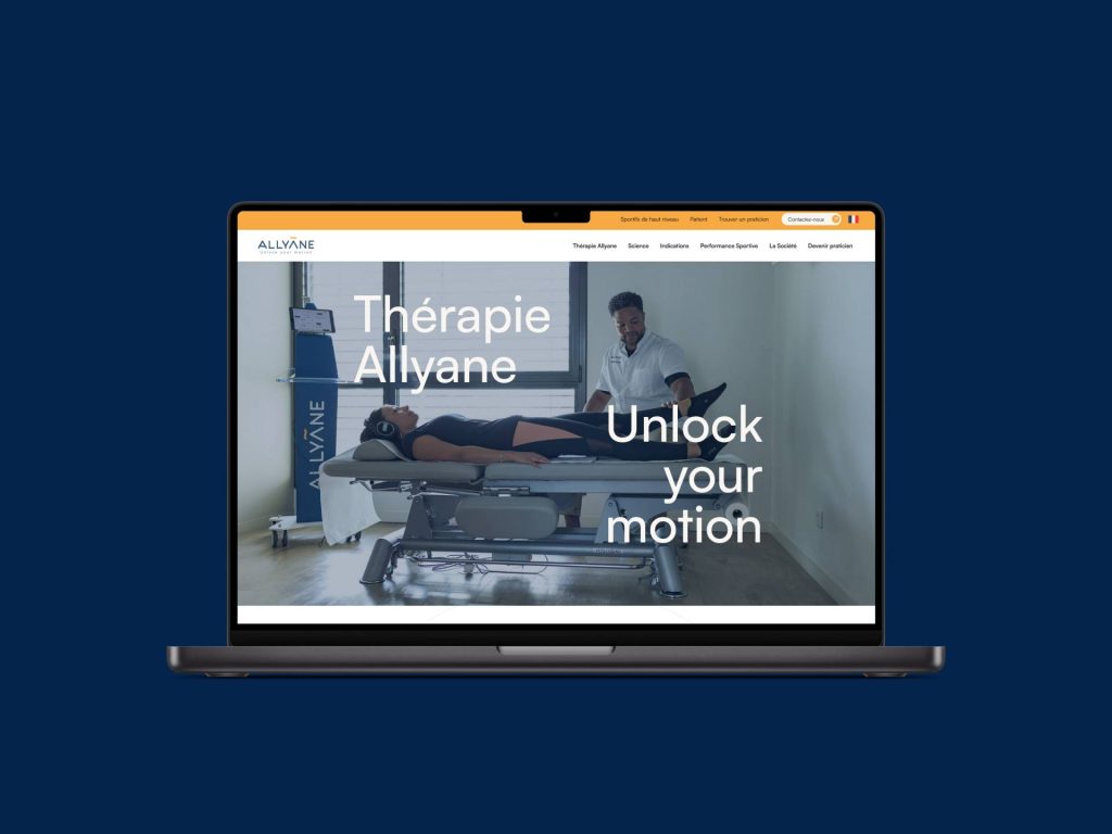 Création de site web pour la Thérapie Allyane